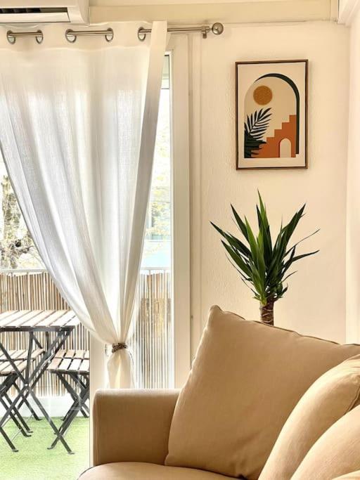 Chez Joan, Apt De Standing, 4 Prs, A 300M Des Plages Antibes Buitenkant foto